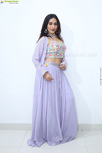 Preethi Singh stills in Lavender Lehenga Choli