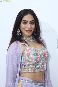 Preethi Singh stills in Lavender Lehenga Choli