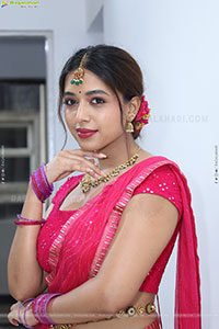 Rittika stills in Traditional Half Saree, HD Gallery
