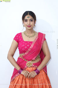 Rittika stills in Traditional Half Saree, HD Gallery