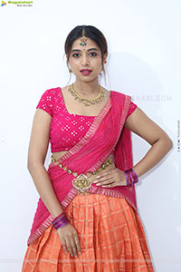 Rittika stills in Traditional Half Saree, HD Gallery