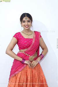 Rittika stills in Traditional Half Saree, HD Gallery