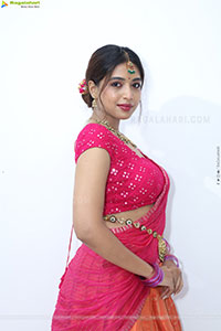 Rittika stills in Traditional Half Saree, HD Gallery