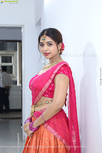 Rittika stills in Traditional Half Saree, HD Gallery