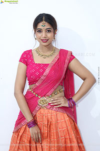 Rittika stills in Traditional Half Saree, HD Gallery