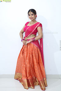 Rittika stills in Traditional Half Saree, HD Gallery
