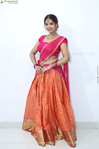 Rittika stills in Traditional Half Saree, HD Gallery