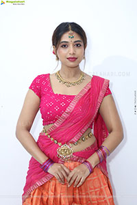 Rittika stills in Traditional Half Saree, HD Gallery
