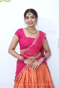 Rittika stills in Traditional Half Saree, HD Gallery