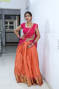 Rittika stills in Traditional Half Saree, HD Gallery