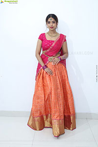 Rittika stills in Traditional Half Saree, HD Gallery