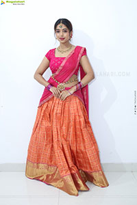 Rittika stills in Traditional Half Saree, HD Gallery