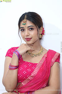 Rittika stills in Traditional Half Saree, HD Gallery