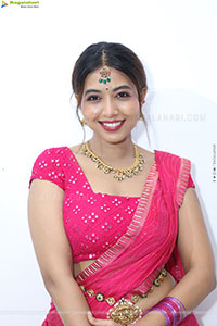 Rittika stills in Traditional Half Saree, HD Gallery