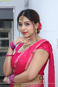 Rittika stills in Traditional Half Saree, HD Gallery
