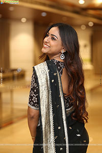 Vithika Sheru at Dharmasthala Niyojakavargam Movie Pre Relea