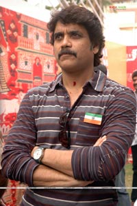 Nagarjuna at Brindaavanam Muhurat