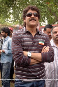 Nagarjuna at Brindaavanam Muhurat