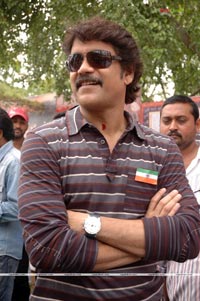 Nagarjuna at Brindaavanam Muhurat