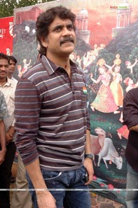 Nagarjuna at Brindaavanam Muhurat