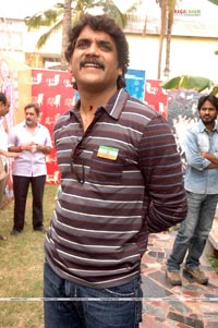 Nagarjuna at Brindaavanam Muhurat