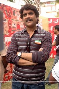 Nagarjuna at Brindaavanam Muhurat