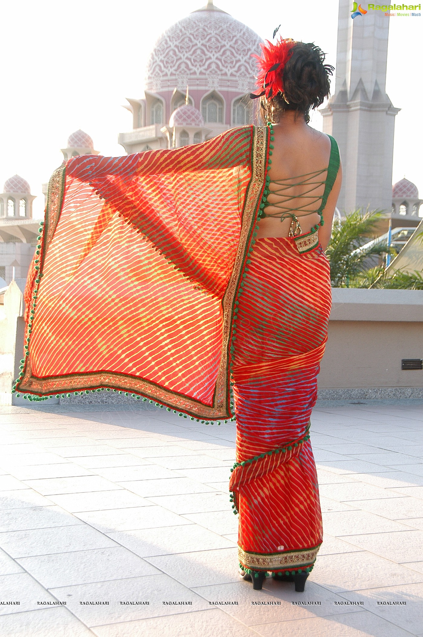 Priyamani Saree Stills from Kshetram Movie, Gallery, Images