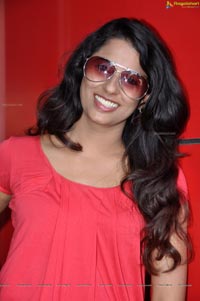 Shravya Reddy in Hot Red Dress