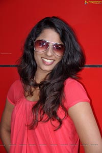 Shravya Reddy in Hot Red Dress