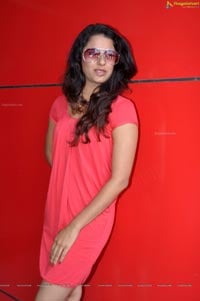 Shravya Reddy in Hot Red Dress