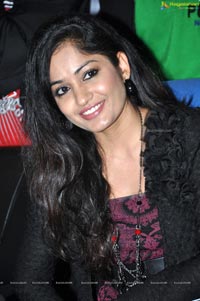 Madhavilatha in Black Dress