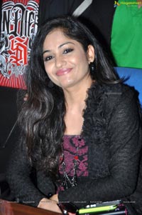 Madhavilatha in Black Dress