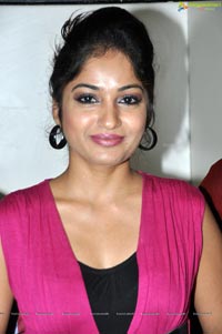 Madhavilatha in Hot Pink Dress