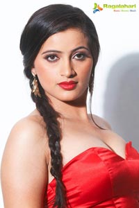 Navneet Kaur Hot Red Dress