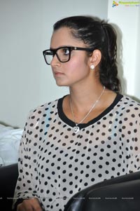 Sania Mirza at Apollo Hospitals, Hyderabad