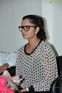 Sania Mirza at Apollo Hospitals, Hyderabad