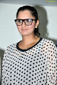 Sania Mirza at Apollo Hospitals, Hyderabad