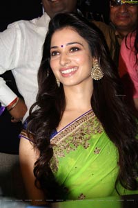 Tamanna in Green Saree