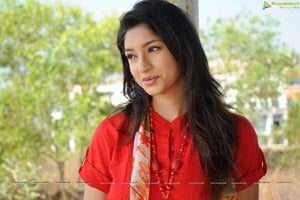 Tanvi Vyas in Red Dress