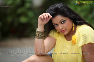 Sonali Joshi in Yellow Dress