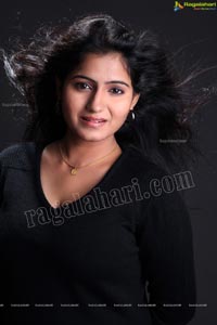 Tanusha in Black Dress