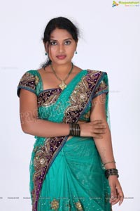 Veera Chowdary in Saree