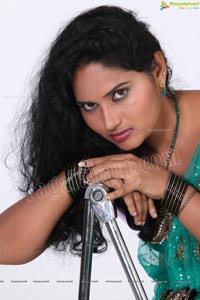 Veera Chowdary in Saree