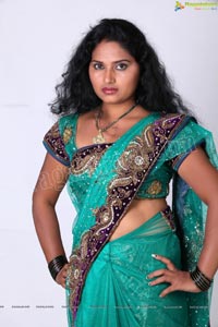 Veera Chowdary in Saree