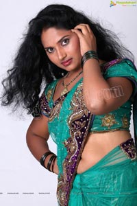 Veera Chowdary in Saree