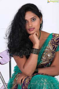 Veera Chowdary in Saree