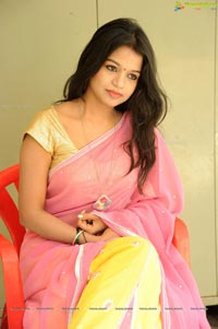 Bhavya Sri in Saree