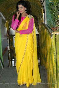 Manisha Pillai in Saree