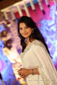 Geetha Madhuri in Saree