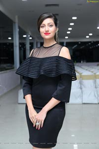 Hamsa Nandini Black Dress